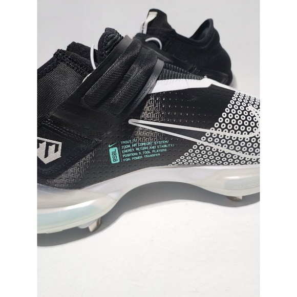 Nike Force Zoom Trout 7 Black Dynamic Baseball Cleats CI3134-005 Mens Size 14 - Picture 4 of 8